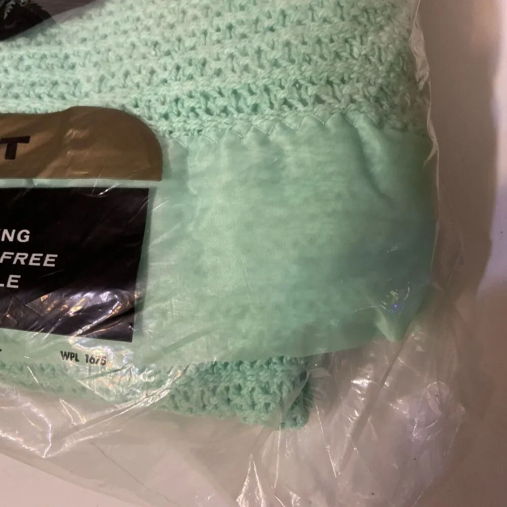 VTG Therma-Weave 100% Honeyweave Cotton Blanket First Lady USA Green